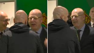 Erik ten Hag caught sharing awkward moment with Manchester United owner Avram Glazer