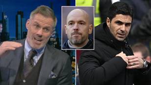 Jamie Carragher claims Arsenal won't challenge for title next season but Liverpool and Man Utd will