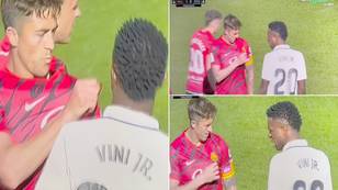 RCD Mallorca captain Antonio Jose Raillo tells Vinicius Jr to kiss team's badge in Real Madrid win