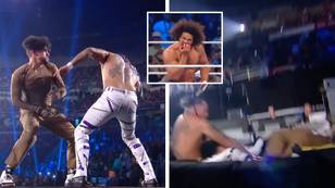 Bad Bunny gets put through table in WWE street fight, Carlito returns to save him