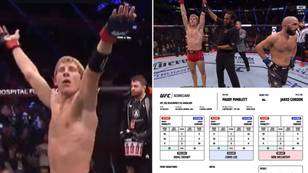 UFC fans can't believe the judges' scorecards for Paddy Pimblett vs. Jared Gordon