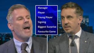 Jamie Carragher and Gary Neville criticised for Signing of the Season picks
