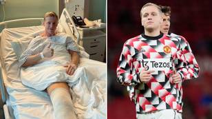 Man United star Donny Van de Beek receives worst news possible as season ends after horror knee injury