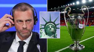 UEFA boss Aleksander Ceferin says Champions League football could be hosted in USA in 2026