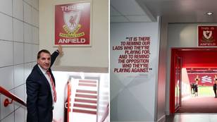The story behind Liverpool's 'This is Anfield' tunnel sign, restored by Brendan Rodgers