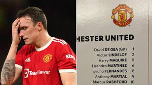 Why Phil Jones is not included on Manchester United's squad list in programme