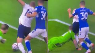 Alternative angle of Harry Kane’s ‘dive’ against Everton has emerged and it has got fans talking
