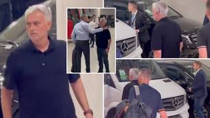Jose Mourinho filmed abusing match officials in car park after Roma's Europa League final defeat to Sevilla
