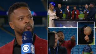 Patrice Evra joined the CBS crew for an 'audition' and failed, it was chaos from start to finish
