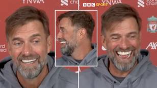 Jurgen Klopp discovers a new word in a press conference and can't stop laughing