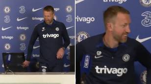 Graham Potter gives hilariously brutal reason why he arrived late for Chelsea presser, everyone burst out laughing