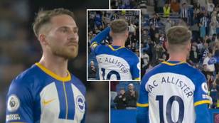 Alexis Mac Allister was holding back tears at full-time, fans think he was saying goodbye
