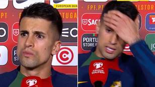 A shocked Joao Cancelo found out about Julian Nagelsmann's 'sacking' DURING his post-match interview