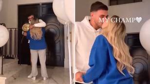 'Influencers' Tommy Fury and Molly-Mae Hague accused of 'setting up' video of his return home