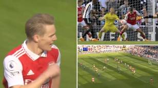 Newcastle fans thought VAR 'stitched them up', then Martin Odegaard scored for Arsenal