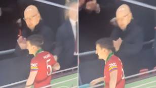 Everyone is convinced Harry Maguire 'ignored' Avram Glazer before lifting the Carabao Cup