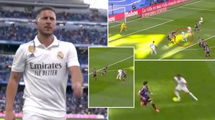 A compilation of Eden Hazard's first La Liga appearance in 204 days has given Real Madrid fans hope