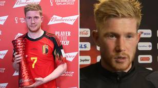 Not even Kevin De Bruyne thought he deserved Player of the Match award after Belgium's win vs Canada