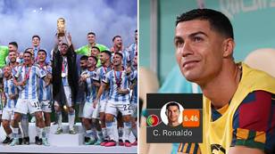 Cristiano Ronaldo has been named in the World Cup worst XI, Argentina also feature