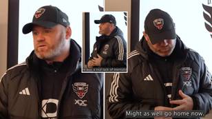 Wayne Rooney gives motivational speech to his DC United players