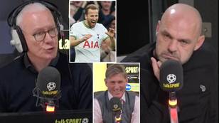 Jim White brutally calls out red-faced Danny Murphy for Harry Kane remarks, it's seriously awkward to watch