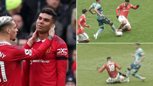 How many games Casemiro will miss for Manchester United following red card