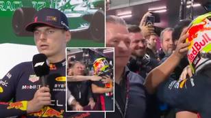 Max Verstappen finally comments on father Jos blanking his Red Bull team-mate Sergio Perez