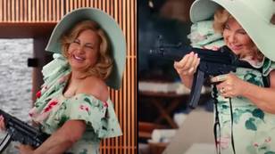 Jennifer Coolidge says Shotgun Wedding director was 'very worried' about her using an AK-47