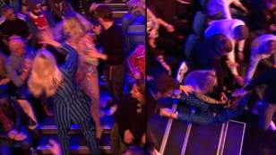 Holly Willoughby falls backwards down stairs in on air accident