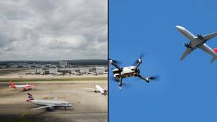 Gatwick airport forced to shut runway due to 'suspected drone'