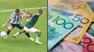 Australian punter loses $160,000 after betting on Argentina to beat Saudi Arabia at the World Cup
