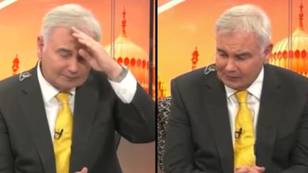 Eamonn Holmes caught swearing on live TV in awkward on-air blunder