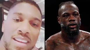 Anthony Joshua reveals his next fight will be against Deontay Wilder