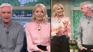 Phillip Schofield and Holly Willoughby appear on This Morning following reports on feud