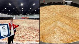 Pizza Hut breaks record for world's largest pizza ever made