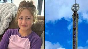 Girl, 12, forced to jump after seatbelt malfunction on 100ft freefall ride
