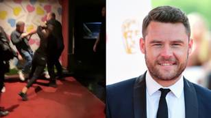 Bouncer floors ex-jungle king Danny Miller following row over homophobic comments