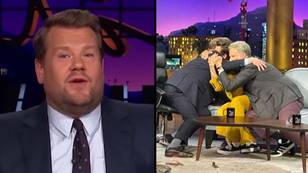 James Corden gets emotional as he says goodbye to The Late Late Show after eight years