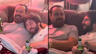 Danny Dyer seen on boozy night out with The Inbetweeners star James Buckley