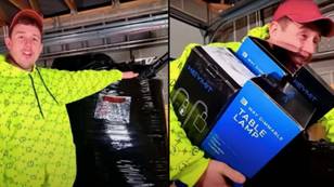Man Bought Amazon Returns Pallet And Was Shocked By Number Of Items He Received