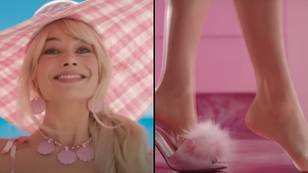 Margot Robbie's feet in the new Barbie trailer have everyone talking