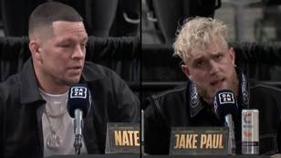 Reporter gets 'fired' after asking question during Jake Paul and Nate Diaz press conference