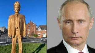 UK village names Putin 'bellend of the year' and erects golden statue