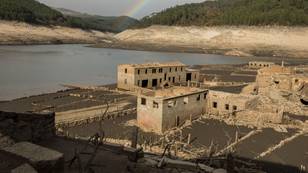 Drought Reveals 'Ghost' Village That Was Flooded Three Decades Ago