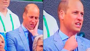 Eagle-Eyed Viewers Spot Prince William Appearing To Swear In Frustration In Tense Wimbledon Moment