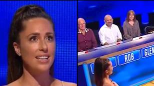 Woman on The Chase says she thinks moon landing was fake then contradicts herself seconds later