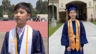 12-year-old boy graduates from university with an incredible five degrees
