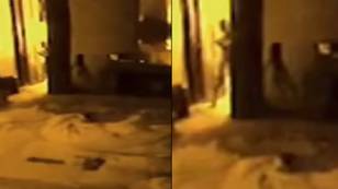 Man captured footage of alien 'humanoid' creature entering his bedroom
