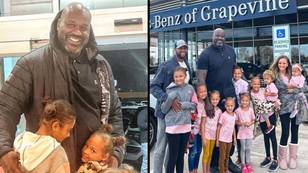 Shaq Just Changed A Family Of Nine's Life With His Latest Random Act Of Kindness