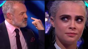 Graham Norton viewers cringe at awkward moment after he asked Cara Delevingne about having sex on a plane
